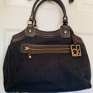 Calvin Klein Black /BrownSignature Textile…